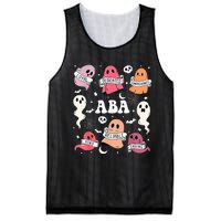 Applied Behavior Analysis ABA Halloween Spooky Cute Ghosts Mesh Reversible Basketball Jersey Tank