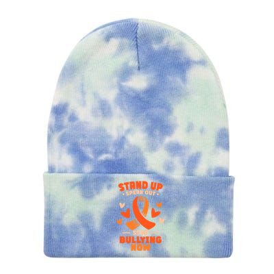 Anti Bullying Awareness And Prevention Month Tie Dye 12in Knit Beanie