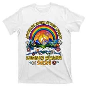 Adventure Begins At Your Library Summer Reading 2024 T-Shirt