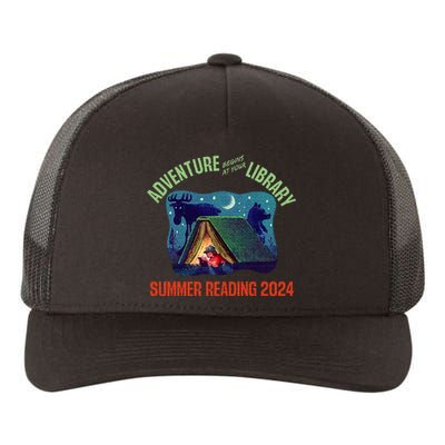 Adventure Begins At Your Library Summer Reading Program 2024 Yupoong Adult 5-Panel Trucker Hat