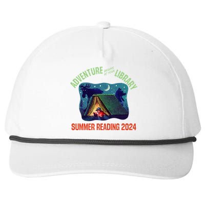 Adventure Begins At Your Library Summer Reading Program 2024 Snapback Five-Panel Rope Hat