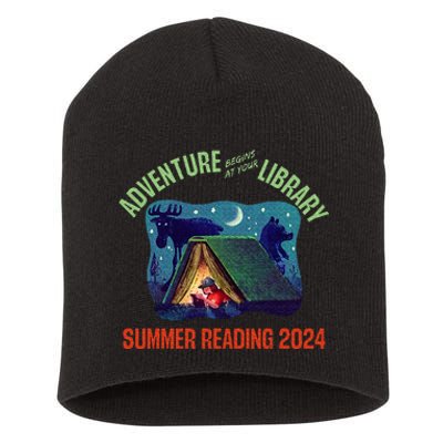 Adventure Begins At Your Library Summer Reading Program 2024 Short Acrylic Beanie