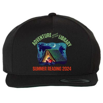 Adventure Begins At Your Library Summer Reading Program 2024 Wool Snapback Cap