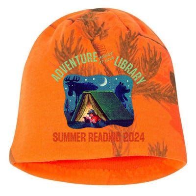 Adventure Begins At Your Library Summer Reading Program 2024 Kati - Camo Knit Beanie