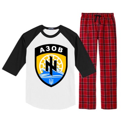 Azov Battalion A30B Shield Special Forces Ukraine Raglan Sleeve Pajama Set