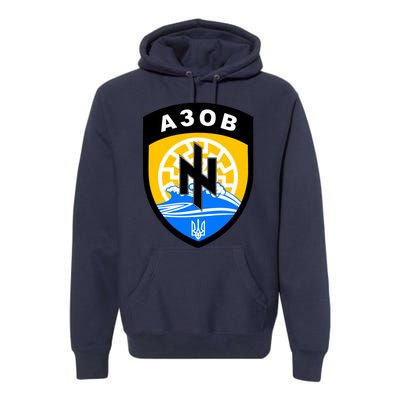 Azov Battalion A30B Shield Special Forces Ukraine Premium Hoodie