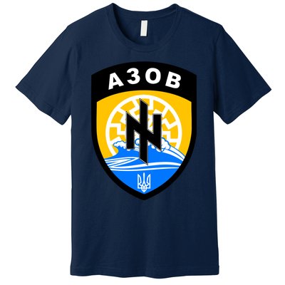 Azov Battalion A30B Shield Special Forces Ukraine Premium T-Shirt