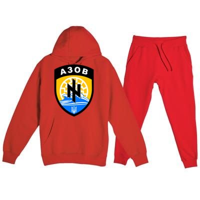 Azov Battalion A30B Shield Special Forces Ukraine Premium Hooded Sweatsuit Set