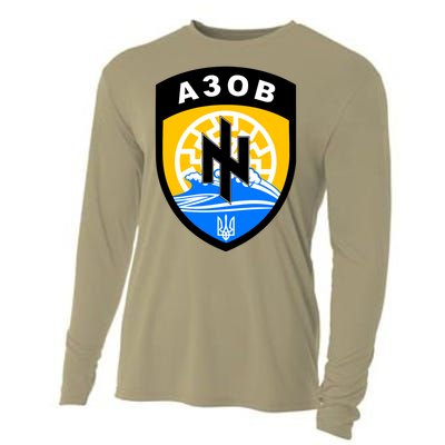 Azov Battalion A30B Shield Special Forces Ukraine Cooling Performance Long Sleeve Crew