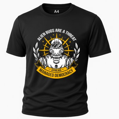 Alien Bugs Are A Threat Spread Managed Democracy Performance Shirt