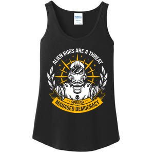 Alien Bugs Are A Threat Spread Managed Democracy Ladies Essential Tank