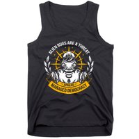 Alien Bugs Are A Threat Spread Managed Democracy Tank Top