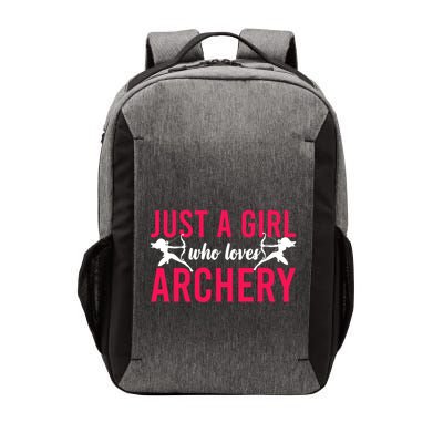 Archery Bow Archer Girl Just A Girl Who Loves Archery Gift Vector Backpack