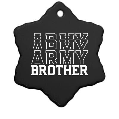 Army Brother Ceramic Star Ornament