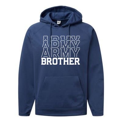 Army Brother Performance Fleece Hoodie