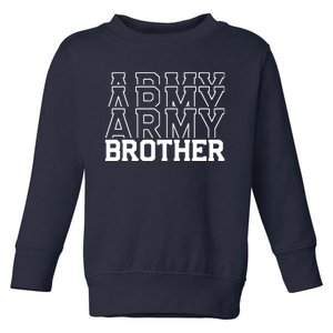 Army Brother Toddler Sweatshirt