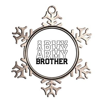 Army Brother Metallic Star Ornament