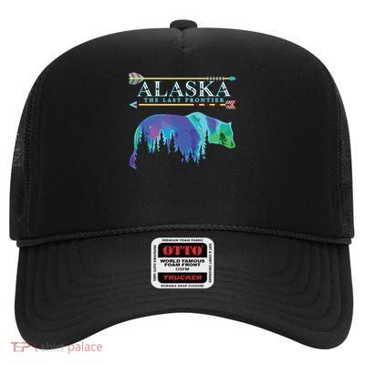 Alaskan Bear Alaska State Pride Alaska High Crown Mesh Back Trucker Hat
