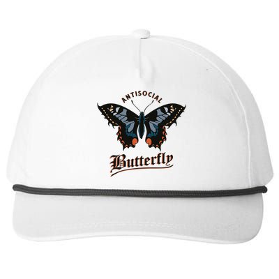 Antisocial Butterfly Snapback Five-Panel Rope Hat