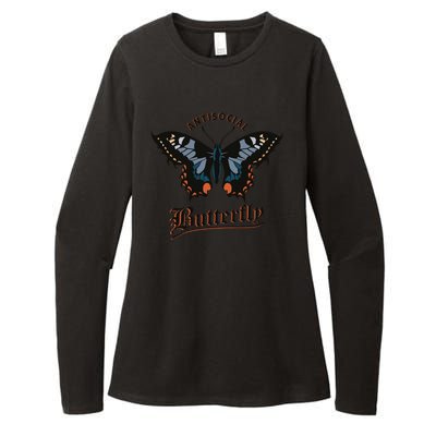 Antisocial Butterfly Womens CVC Long Sleeve Shirt