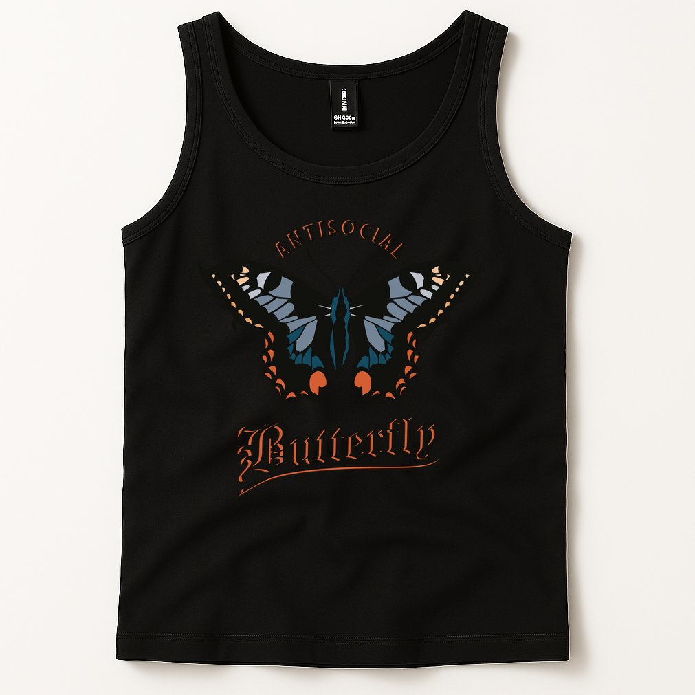 Antisocial Butterfly Tank Top