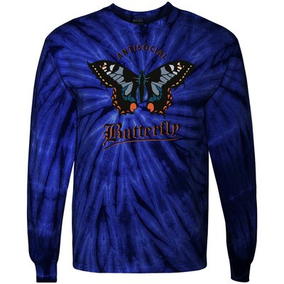 Antisocial Butterfly Tie-Dye Long Sleeve Shirt