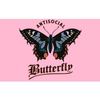 Antisocial Butterfly Bumper Sticker