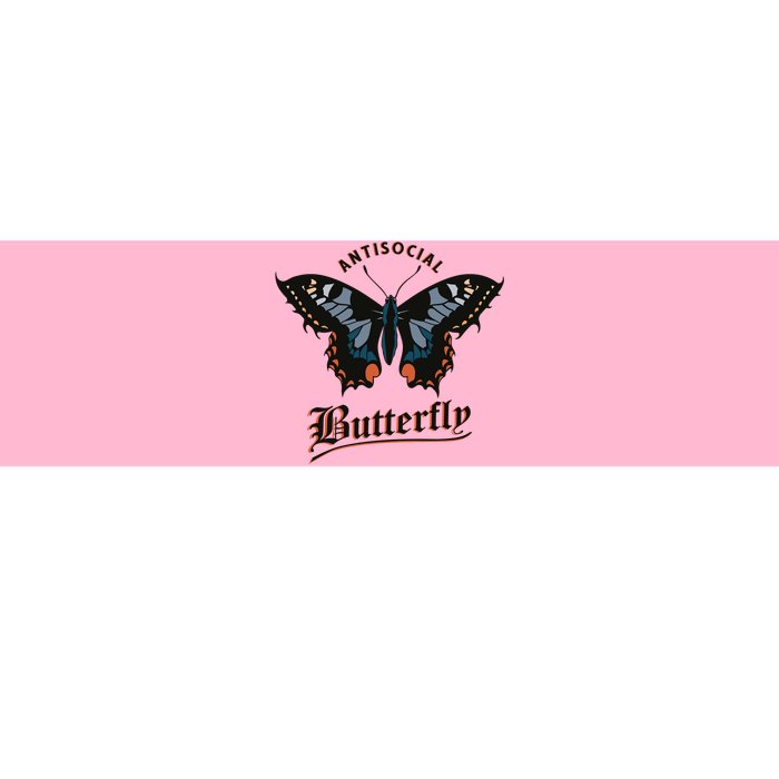 Antisocial Butterfly Bumper Sticker