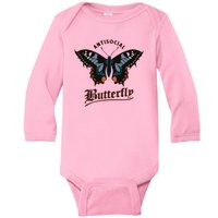 Antisocial Butterfly Baby Long Sleeve Bodysuit