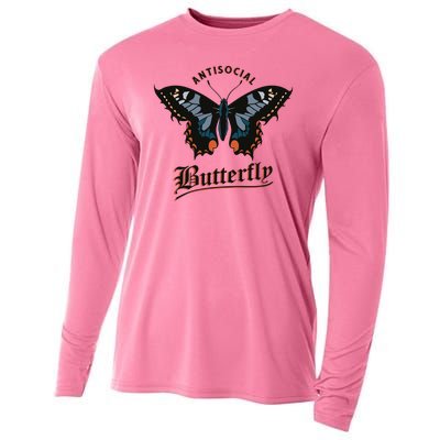 Antisocial Butterfly Cooling Performance Long Sleeve Crew