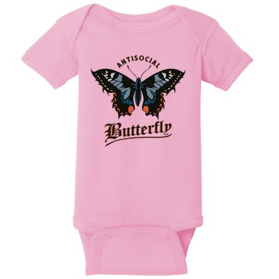 Antisocial Butterfly Baby Bodysuit