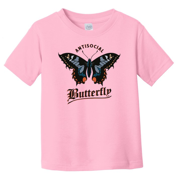 Antisocial Butterfly Toddler T-Shirt