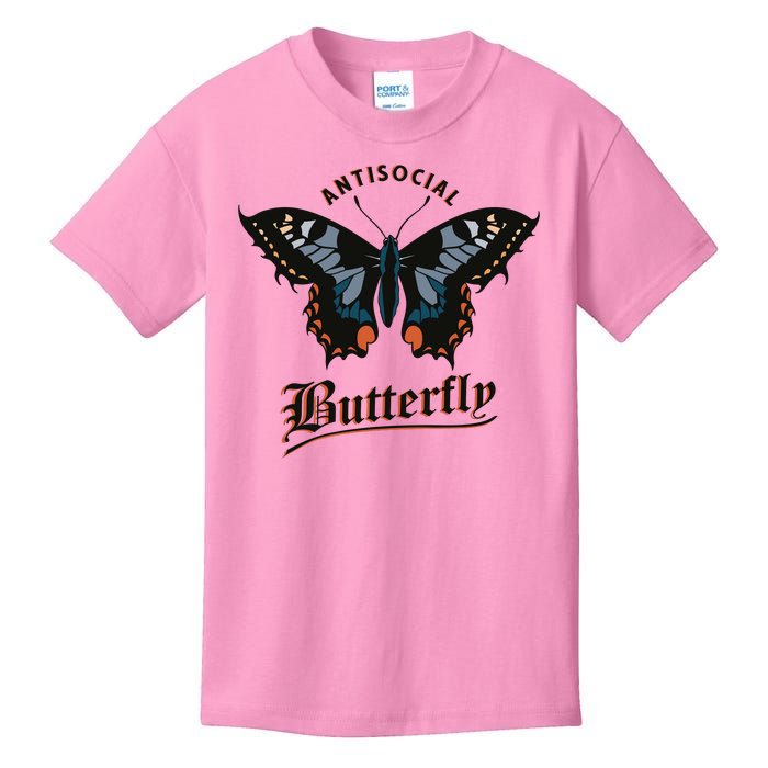 Antisocial Butterfly Kids T-Shirt