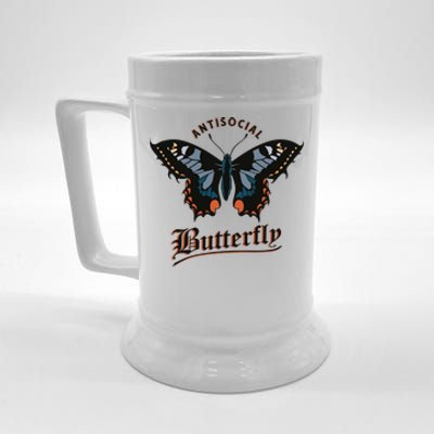 Antisocial Butterfly Beer Stein