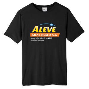 Aleve Back And Muscle Pain Nurse Pharmacy Halloween Costume Tall Fusion ChromaSoft Performance T-Shirt