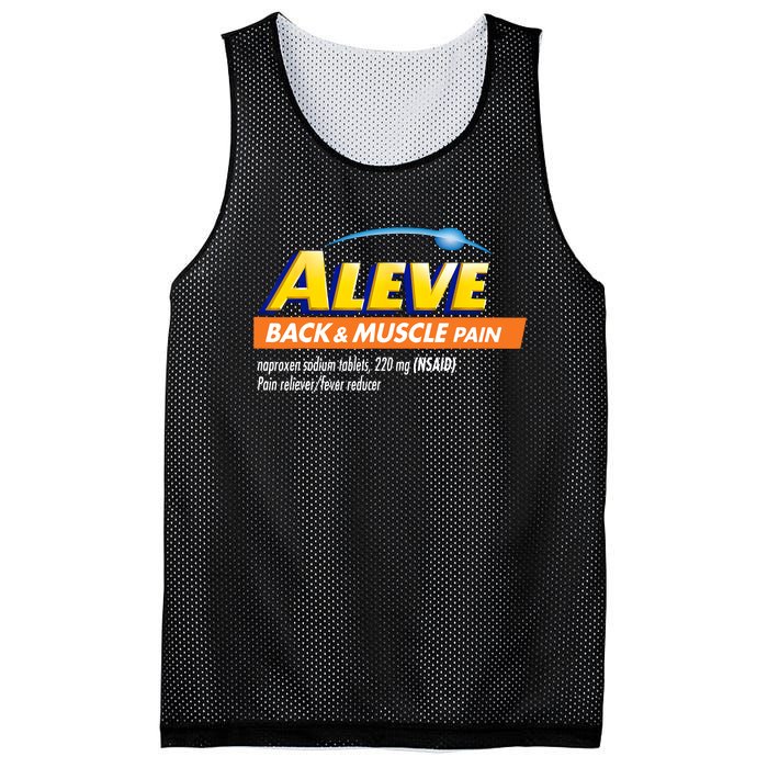 Aleve Back And Muscle Pain Nurse Pharmacy Halloween Costume Mesh Reversible Basketball Jersey Tank