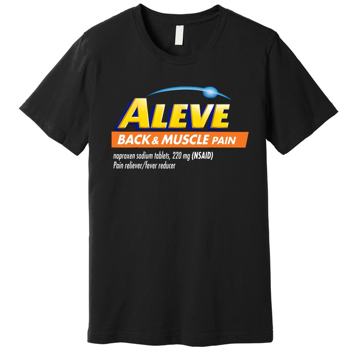 Aleve Back And Muscle Pain Nurse Pharmacy Halloween Costume Premium T-Shirt