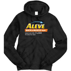 Aleve Back And Muscle Pain Nurse Pharmacy Halloween Costume Tie Dye Hoodie