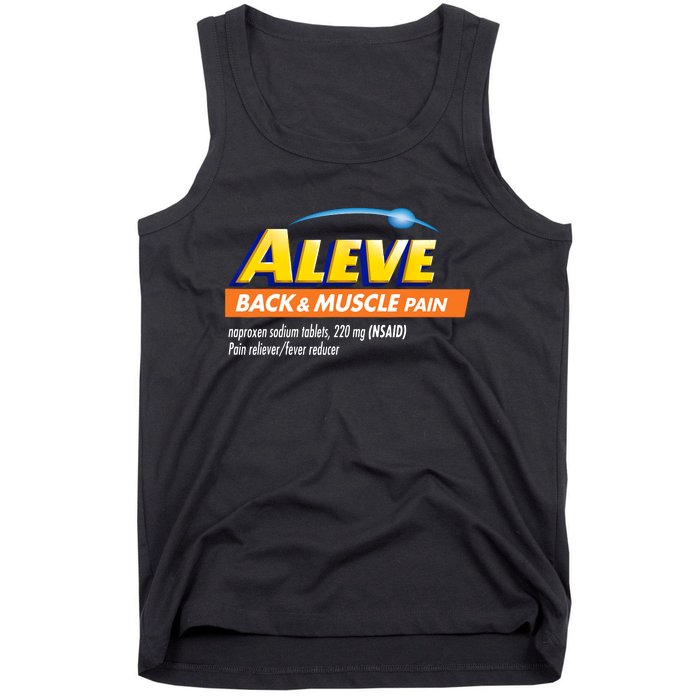 Aleve Back And Muscle Pain Nurse Pharmacy Halloween Costume Tank Top