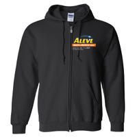 Aleve Back And Muscle Pain Nurse Pharmacy Halloween Costume Full Zip Hoodie