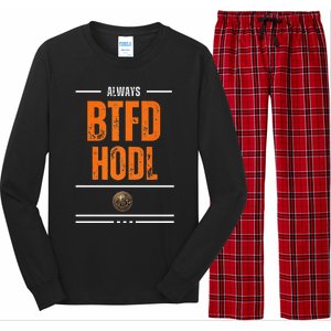 Always Btfd And Hodl Premium Long Sleeve Pajama Set