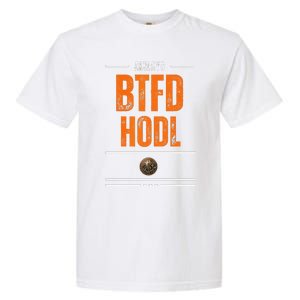 Always Btfd And Hodl Premium Garment-Dyed Heavyweight T-Shirt