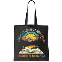 Adventure Begins At Your Library Summer Reading 2024 Vintage Tote Bag