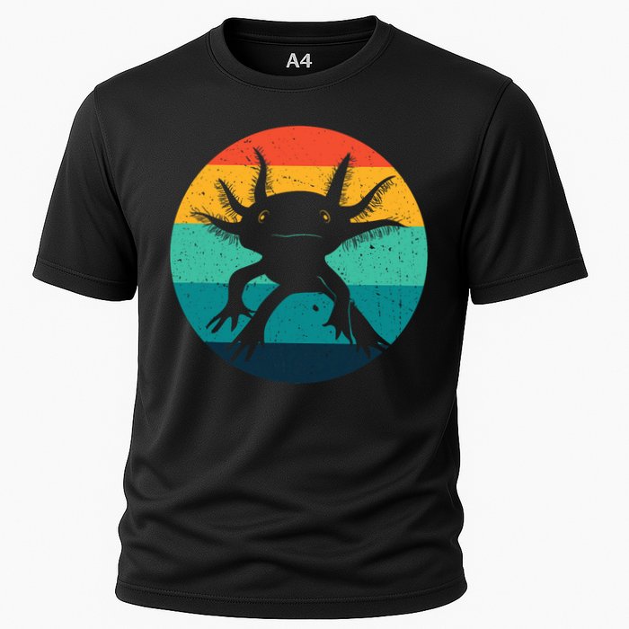 Ambystomatidae Breeder Axolotl Animal Funny Retro  Cooling Performance Crew T-Shirt