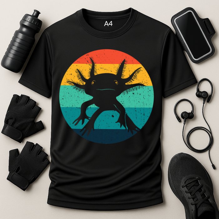 Ambystomatidae Breeder Axolotl Animal Funny Retro  Cooling Performance Crew T-Shirt