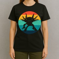 Ambystomatidae Breeder Axolotl Animal Funny Retro  T-Shirt