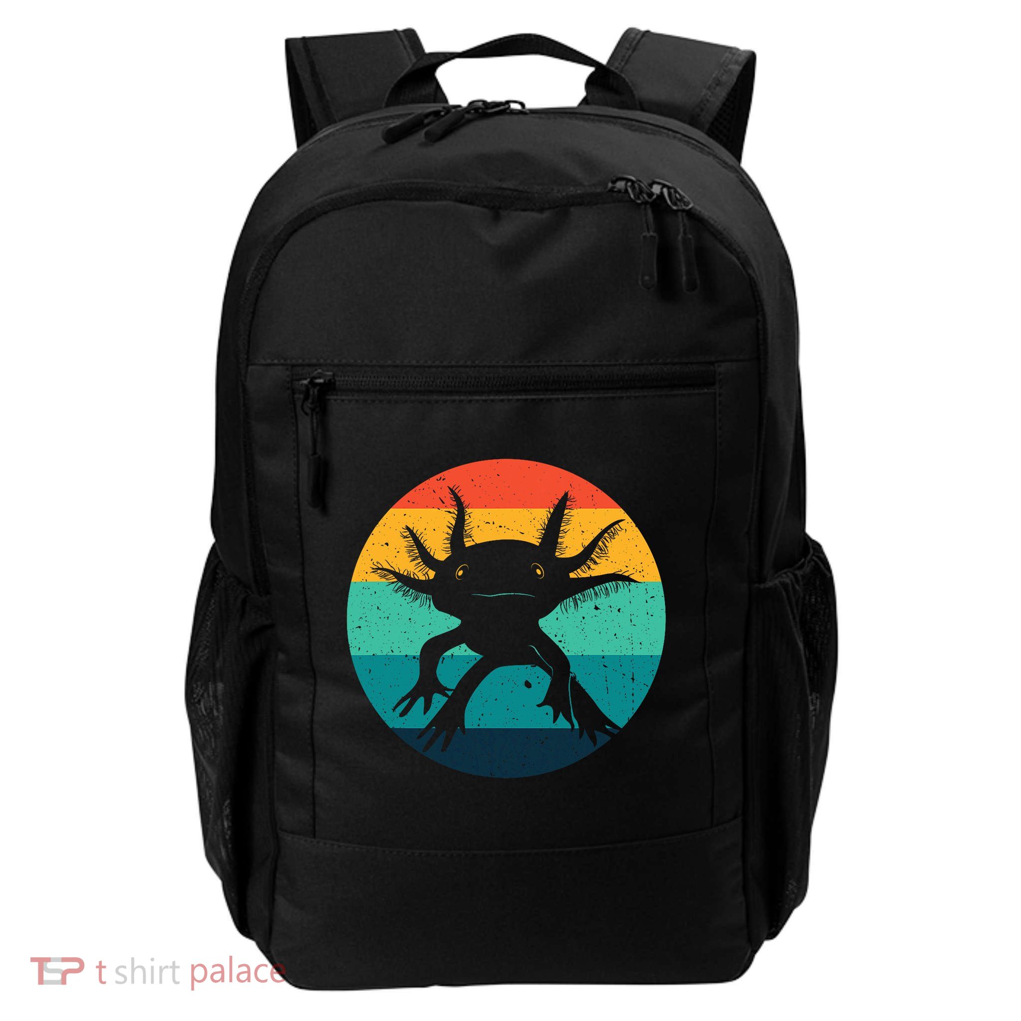 Ambystomatidae Breeder Axolotl Animal Funny Retro  Backpack