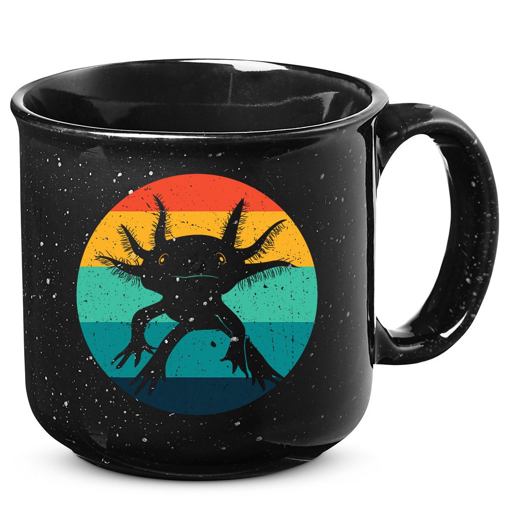 Ambystomatidae Breeder Axolotl Animal Funny Retro  15oz Campfire Ceramic Mug