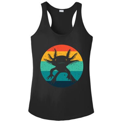 Ambystomatidae Breeder Axolotl Animal Funny Retro  Ladies PosiCharge Competitor Racerback Tank
