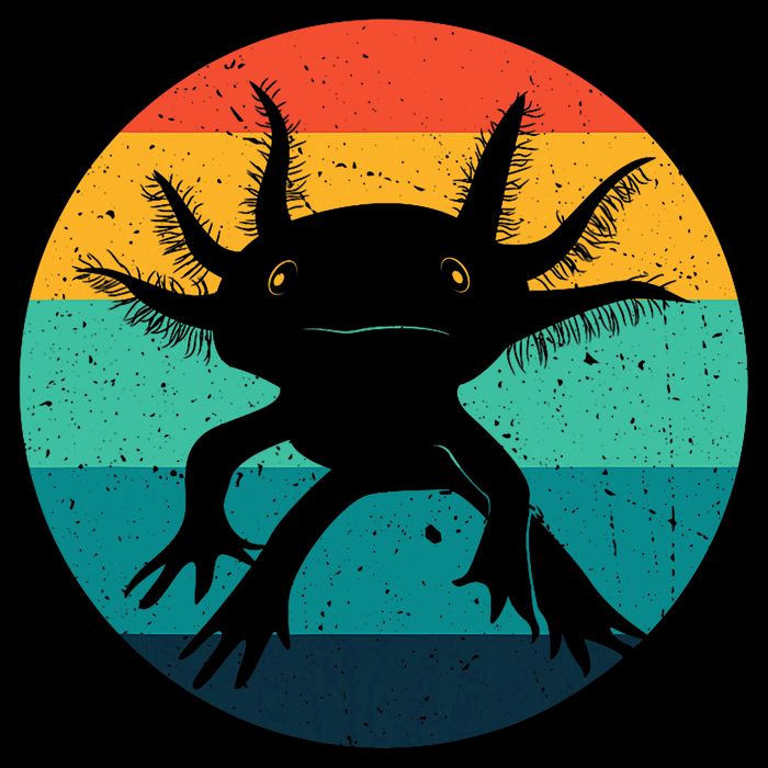 Ambystomatidae Breeder Axolotl Animal Funny Retro  Bag